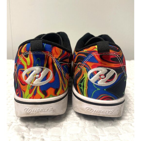 Heelys Skate Men\'s Shoes/Sneakers Rainbow Swirl design Size 7 SKU 2120 main image 6